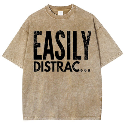 ADHD OCD Awareness Vintage Distressed T-shirt