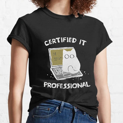 Certified IT Professional Geeky T-Shirt