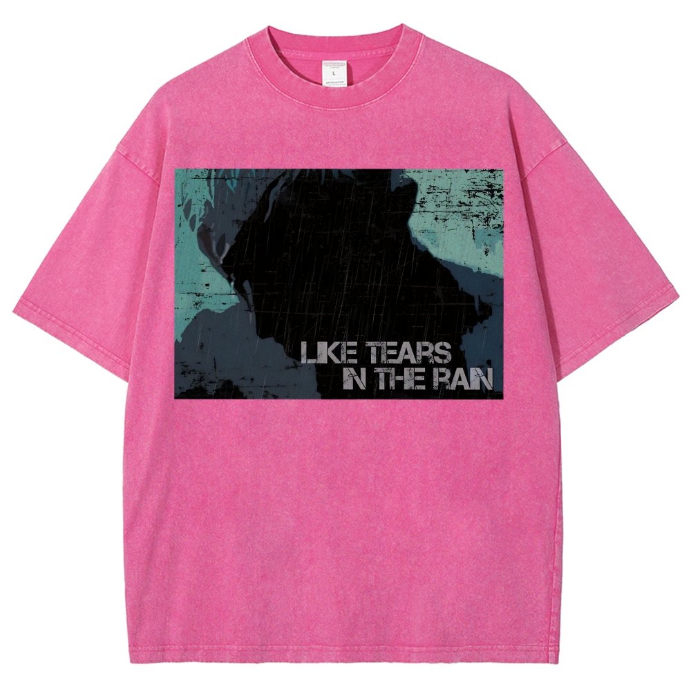 Like Tears In The Rain Vintage Distressed T-shirt