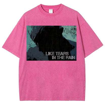 Like Tears In The Rain Vintage Distressed T-shirt