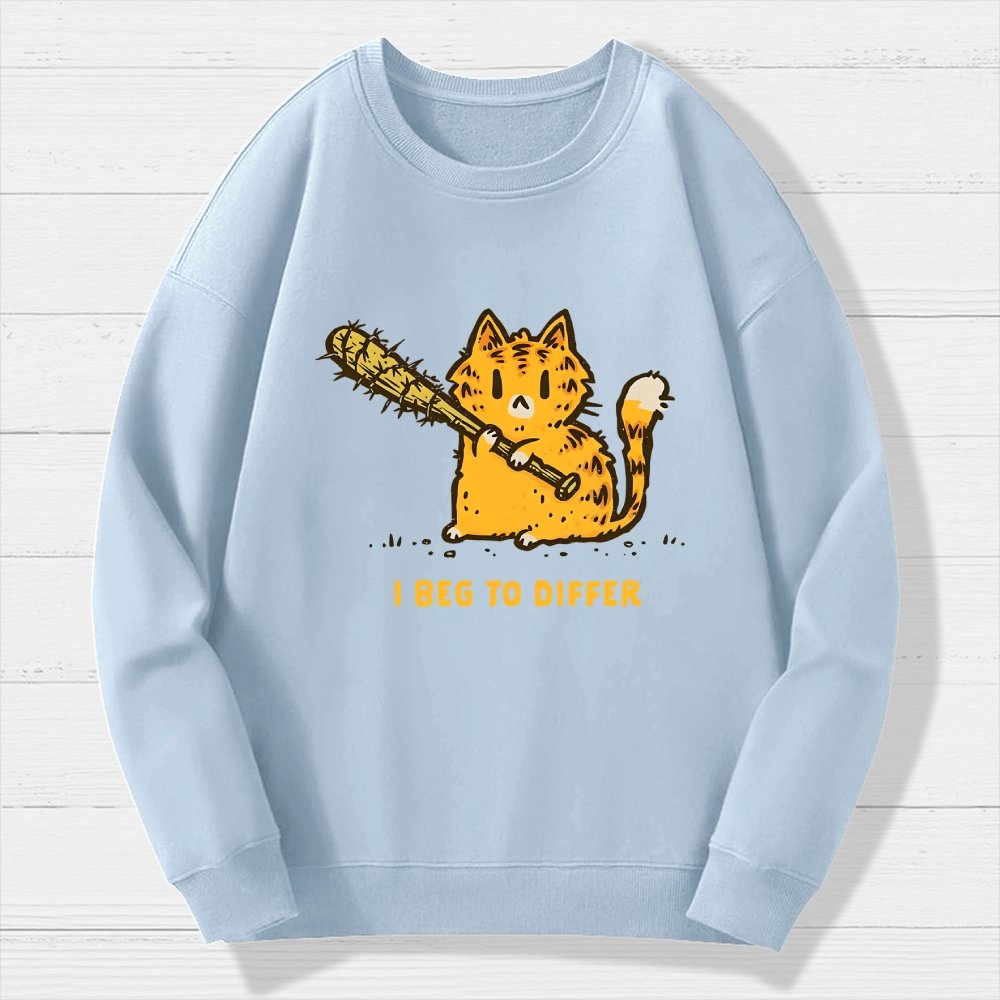 Beg To Differ Geek Cotton Sweatshirt