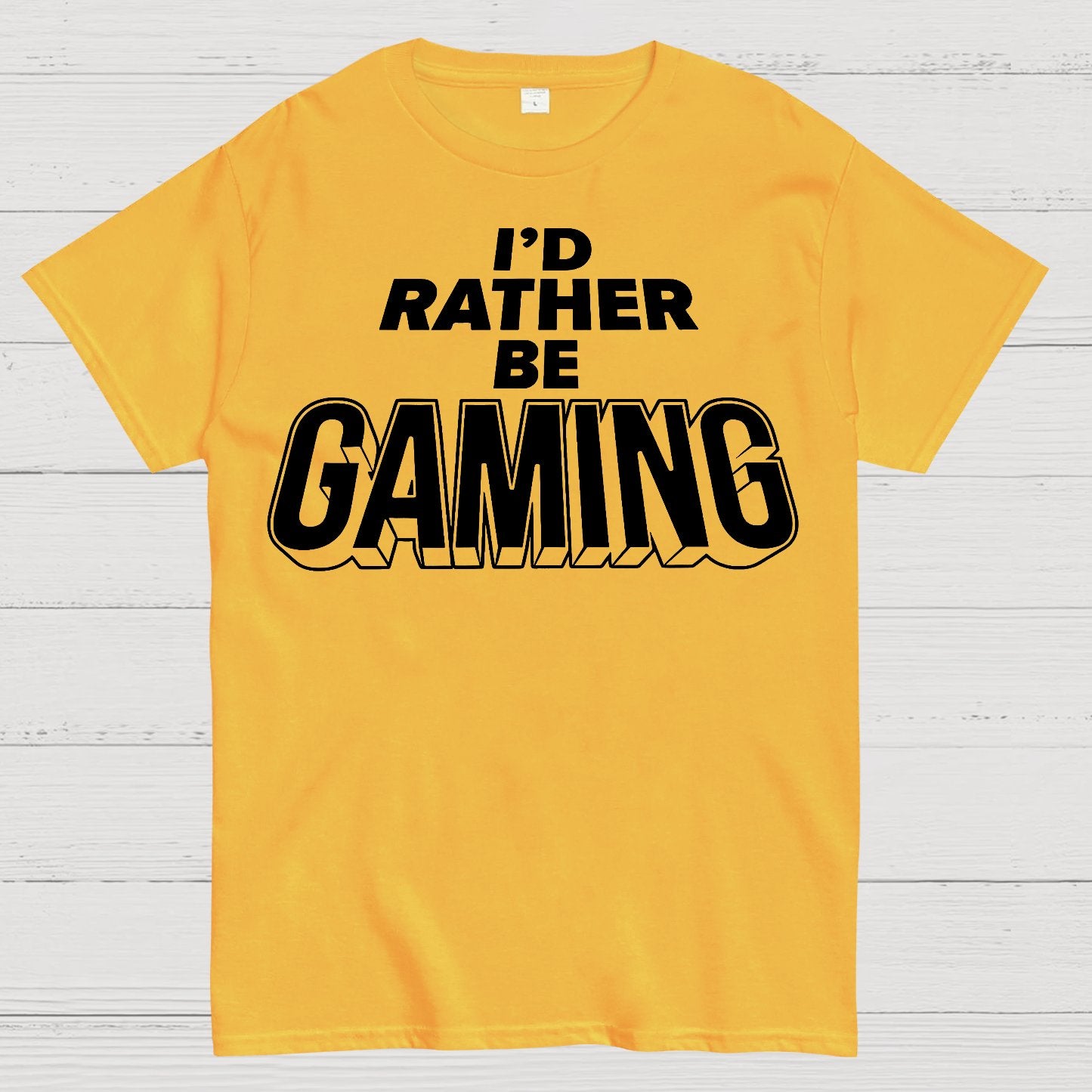I'd Rather Be Gaming Geek T-Shirt