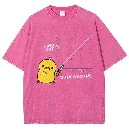 Duck Around Find Out Vintage Distressed T-shirt