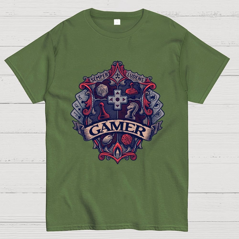 Gamer Crest Geek T-Shirt