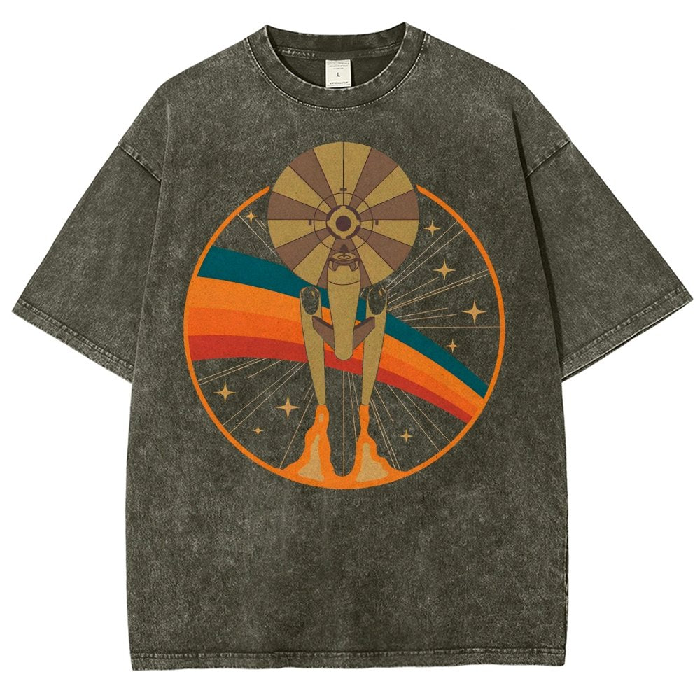 Space Date 1966 Vintage Distressed T-shirt