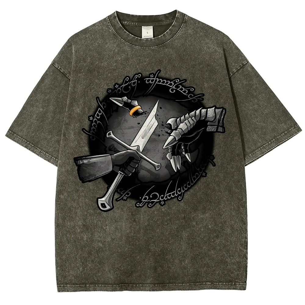 Cut Ring Vintage Distressed T-shirt