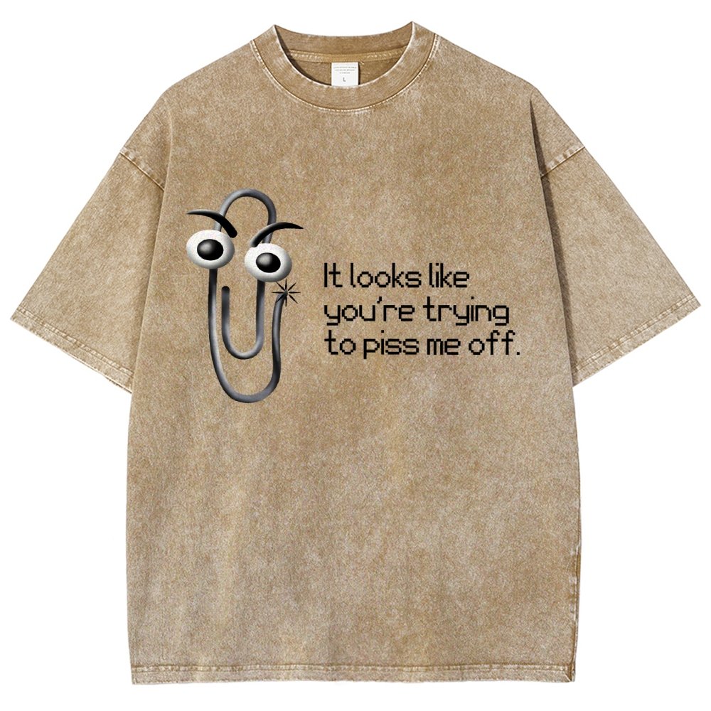 One Snippy Clip Vintage Distressed T-shirt