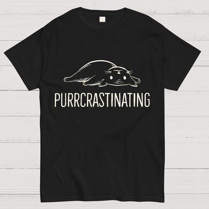 Purrcrastinating Geek T-Shirt