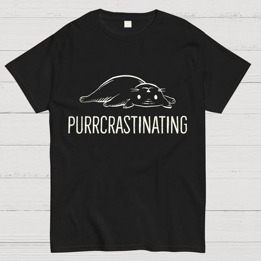 Purrcrastinating Geek T-Shirt