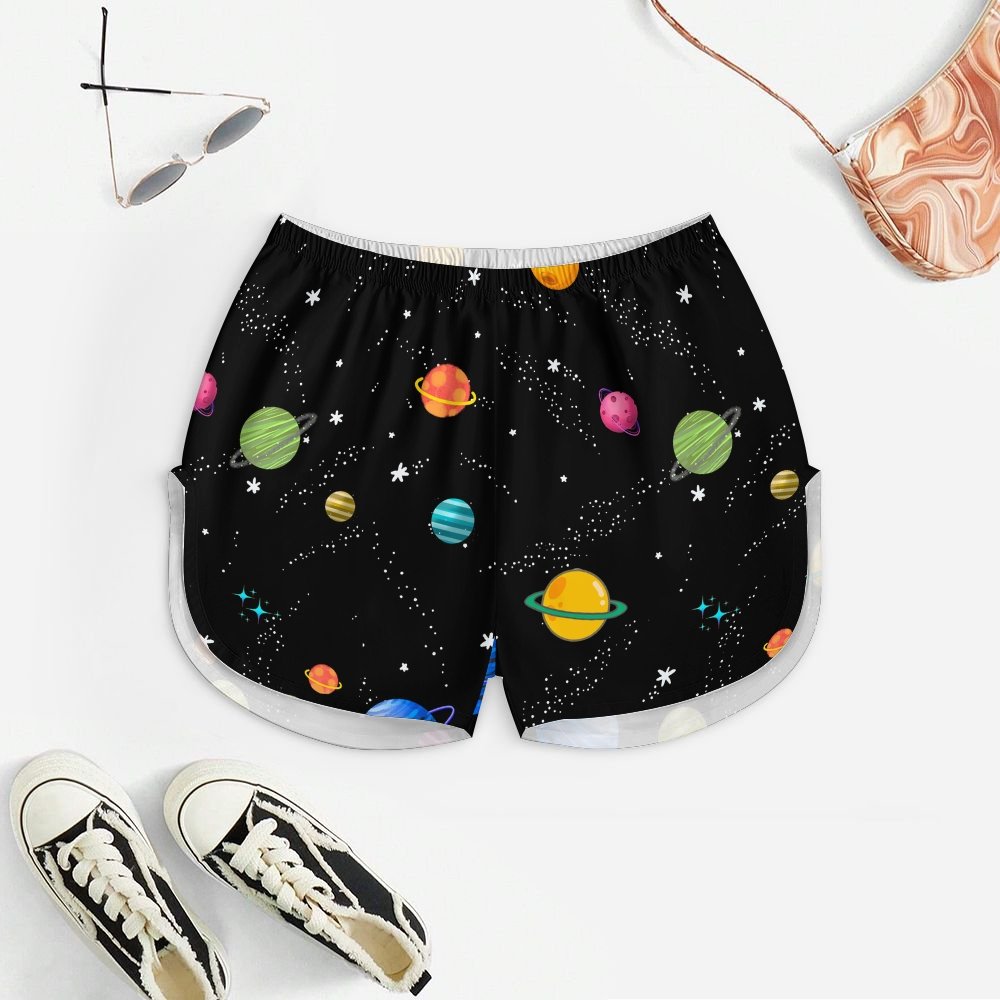 Cosmic Planet Women's Geek Suspender Cami Set