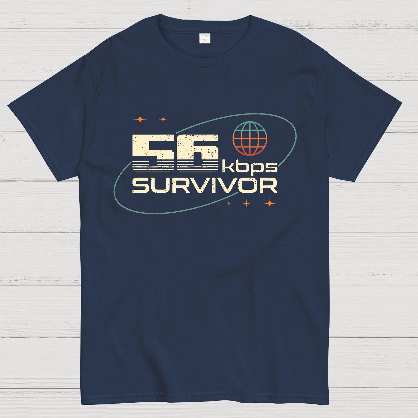 56 Kbps Survivo Buy Now Geek T-Shirt