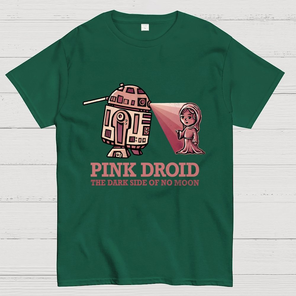 Pink Droid Geek T-Shirt