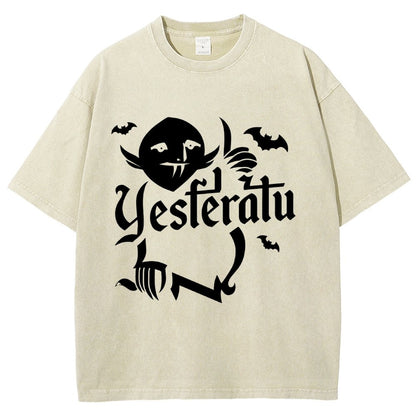 Yesferatu Vintage Distressed T-shirt