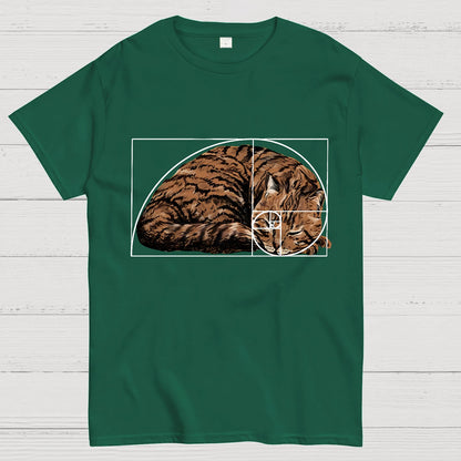 Fibonacci sequence Cat Geek T-Shirt