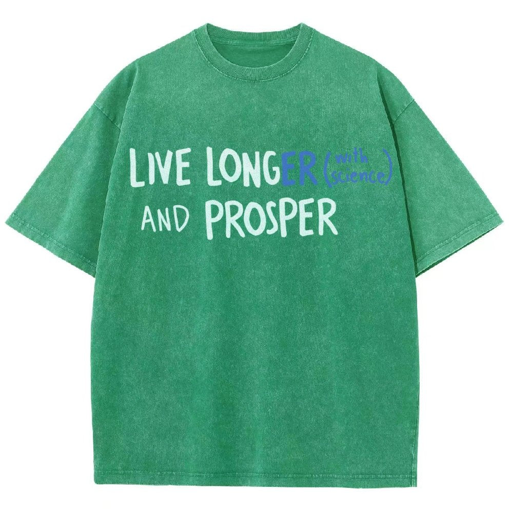 Live long and prosper Vintage Distressed T-shirt