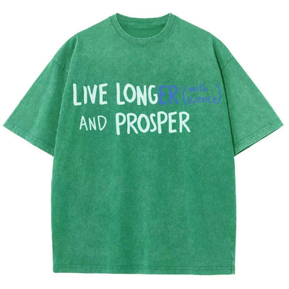 Live long and prosper Vintage Distressed T-shirt