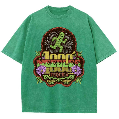 Funny 1000 Needles Tequila Vintage Distressed T-shirt