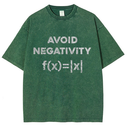 Avoid Negativity Vintage Distressed T-shirt