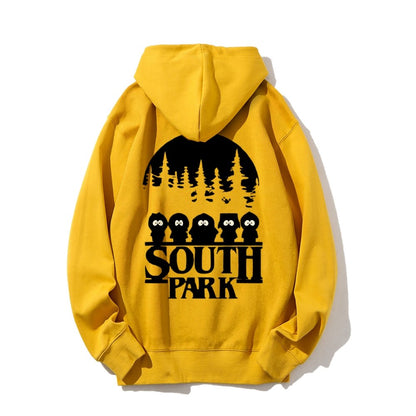 Stranger Park Inspired Art Printed Back Unisex Cotton Hoodie