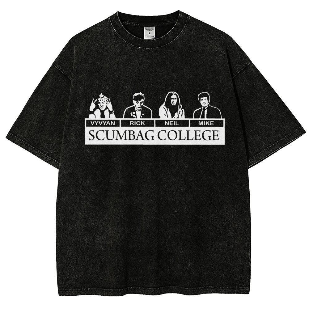 Scumbag College  Vintage Distressed T-shirt 2509000242