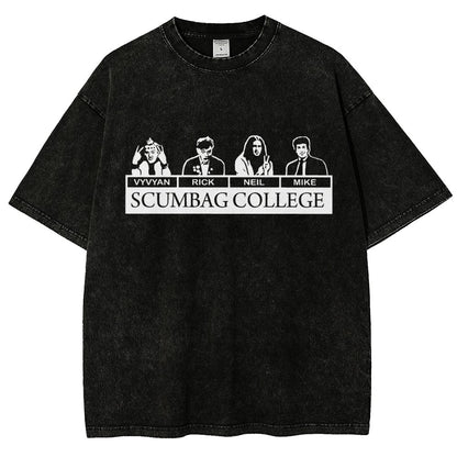 Scumbag College  Vintage Distressed T-shirt 2509000242