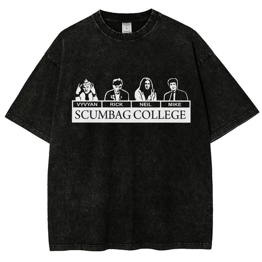 Scumbag College  Vintage Distressed T-shirt 2509000242