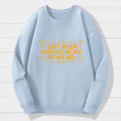 Chronically Young Geek Cotton Sweatshirt