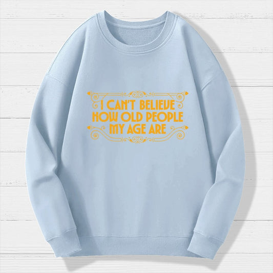 Chronically Young Geek Cotton Sweatshirt