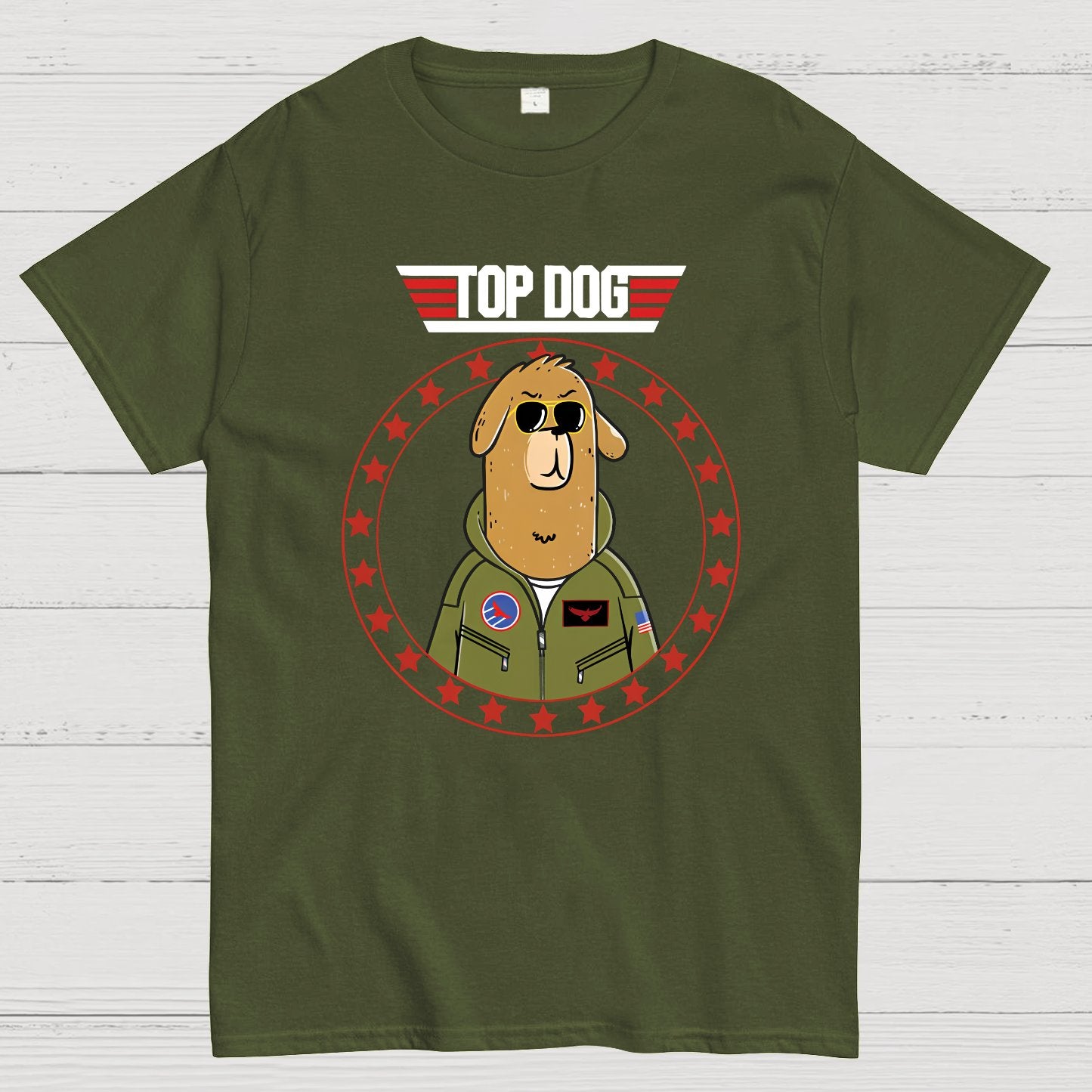 Top Dog.Sarcasm Geek T-Shirt