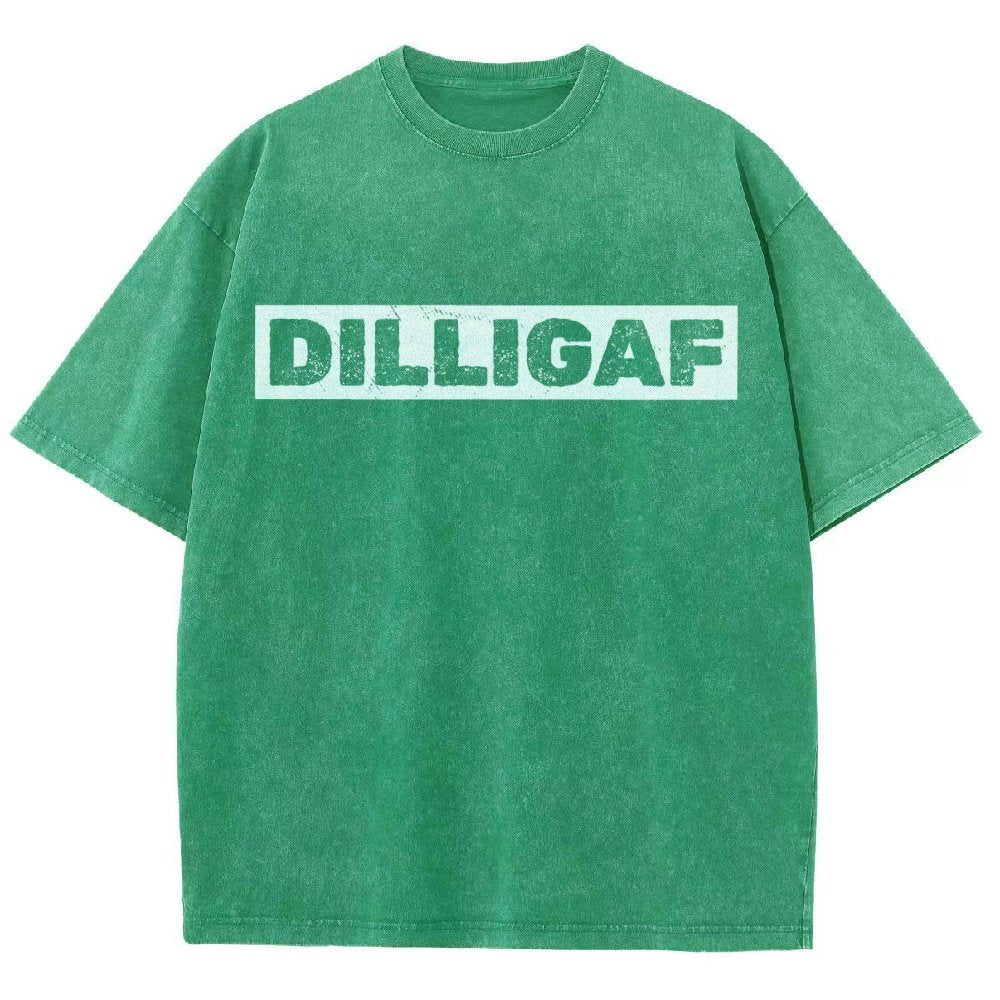 DILLIGAFF - Do I Look Like I Give A F... Vintage Distressed T-shirt