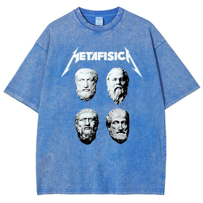 Metafisica Vintage Distressed T-shirt