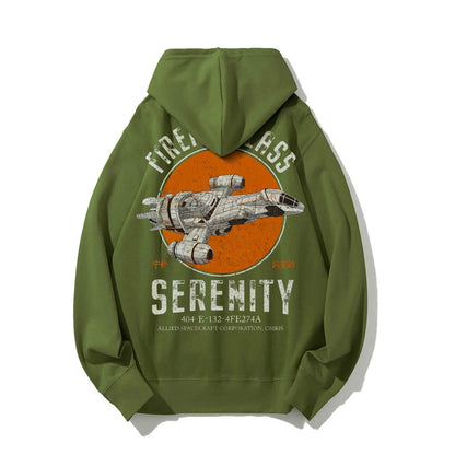 Retro Smugglers Nerdy Printed Back Cotton Hoodie