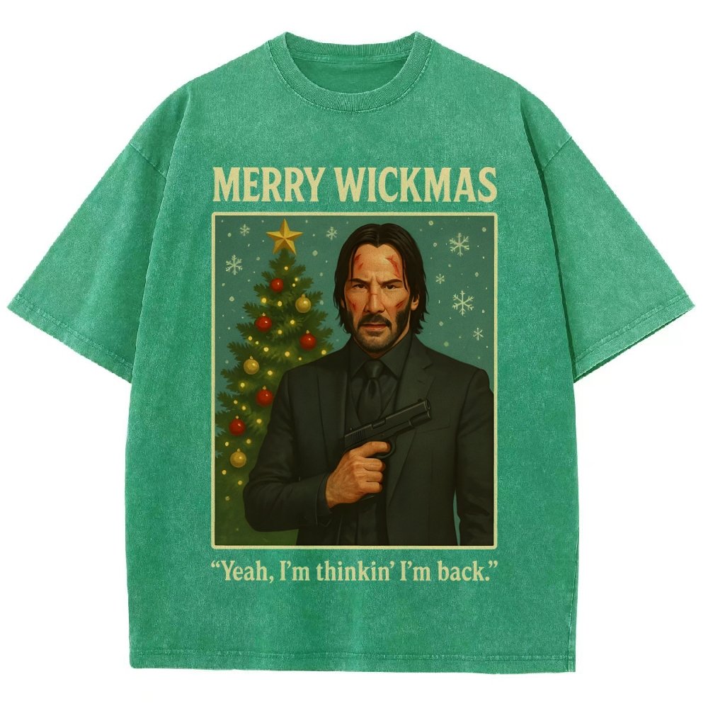 Merry Christmas Yeah, I'm Thinkin' I'm Back!  Vintage Distressed T-shirt