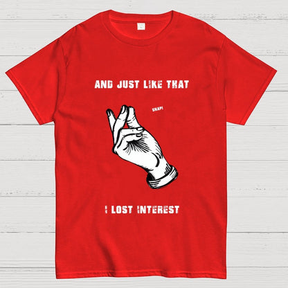 I Lost Interest Geek T-Shirt