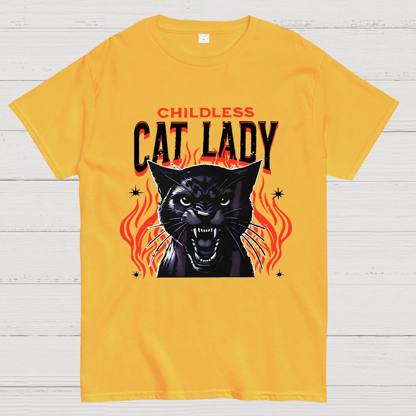 Childless Cat Lady Cat Ladies Nerd T-Shirt