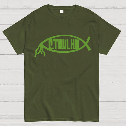 Cthulhu Fish Geek T-Shirt