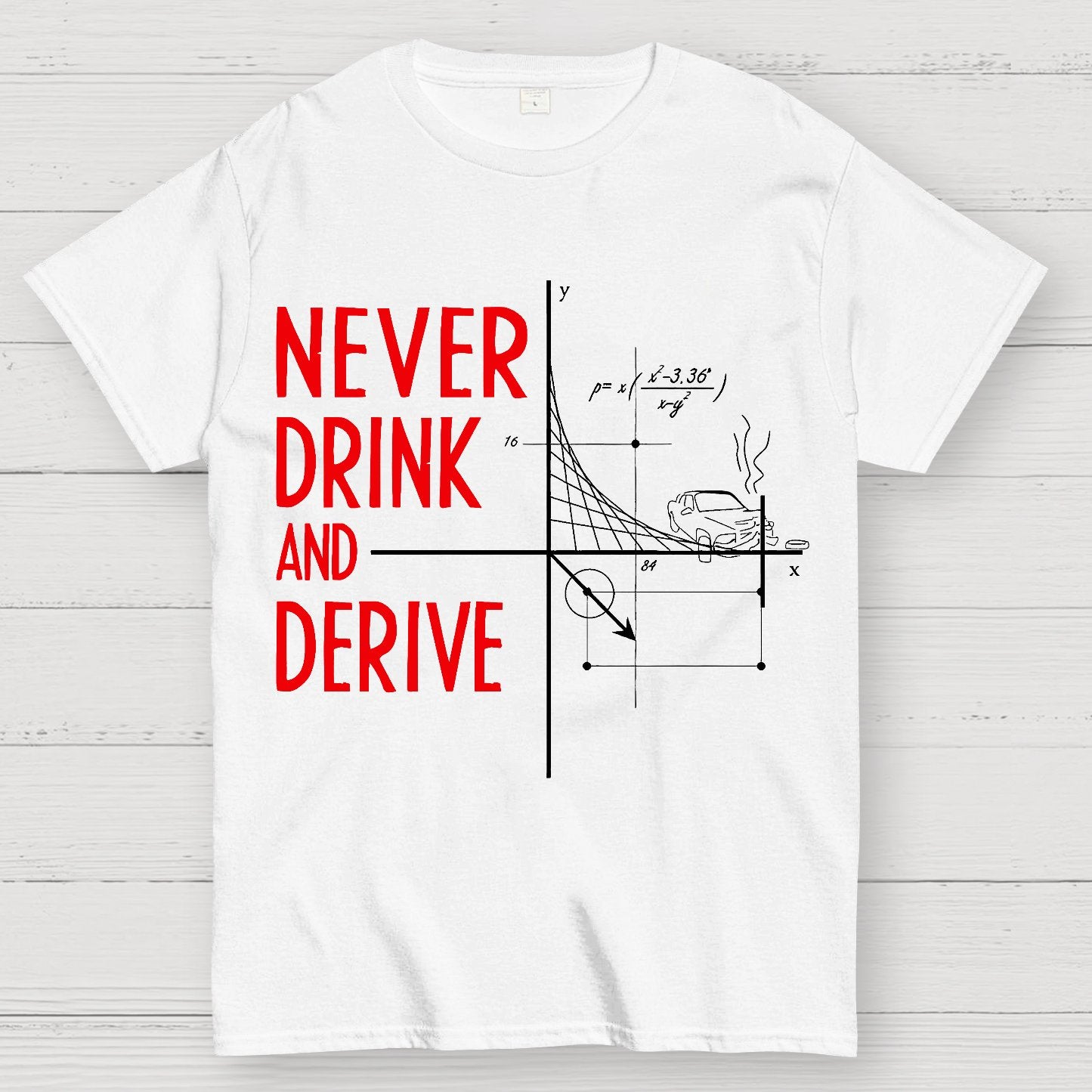 Never Drink and Derive Geek T-Shirt