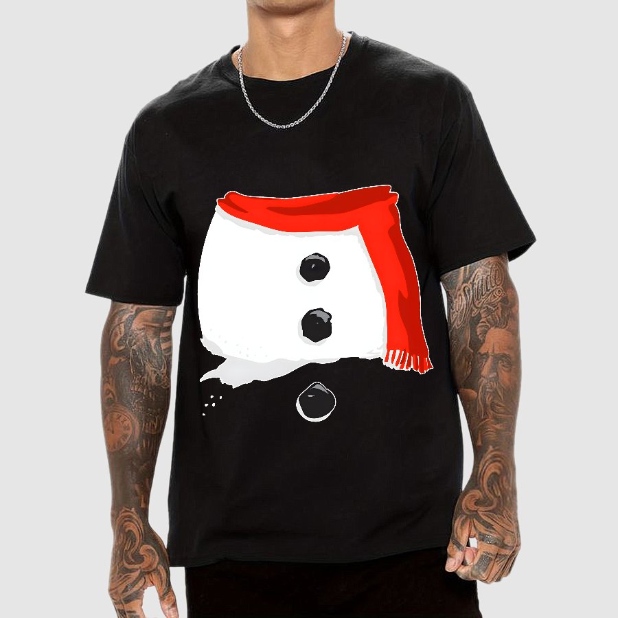 Snowman Christmas Geek T-Shirt