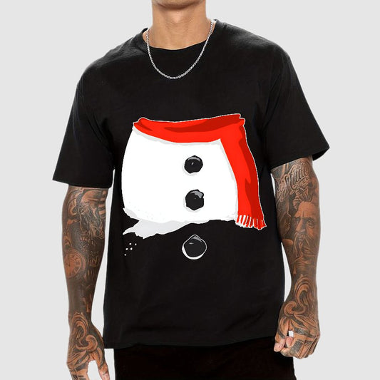 Snowman Christmas Geek T-Shirt