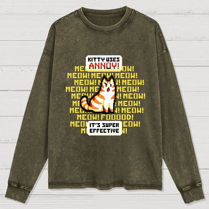 Super Effective Washed Long Sleeve Tee