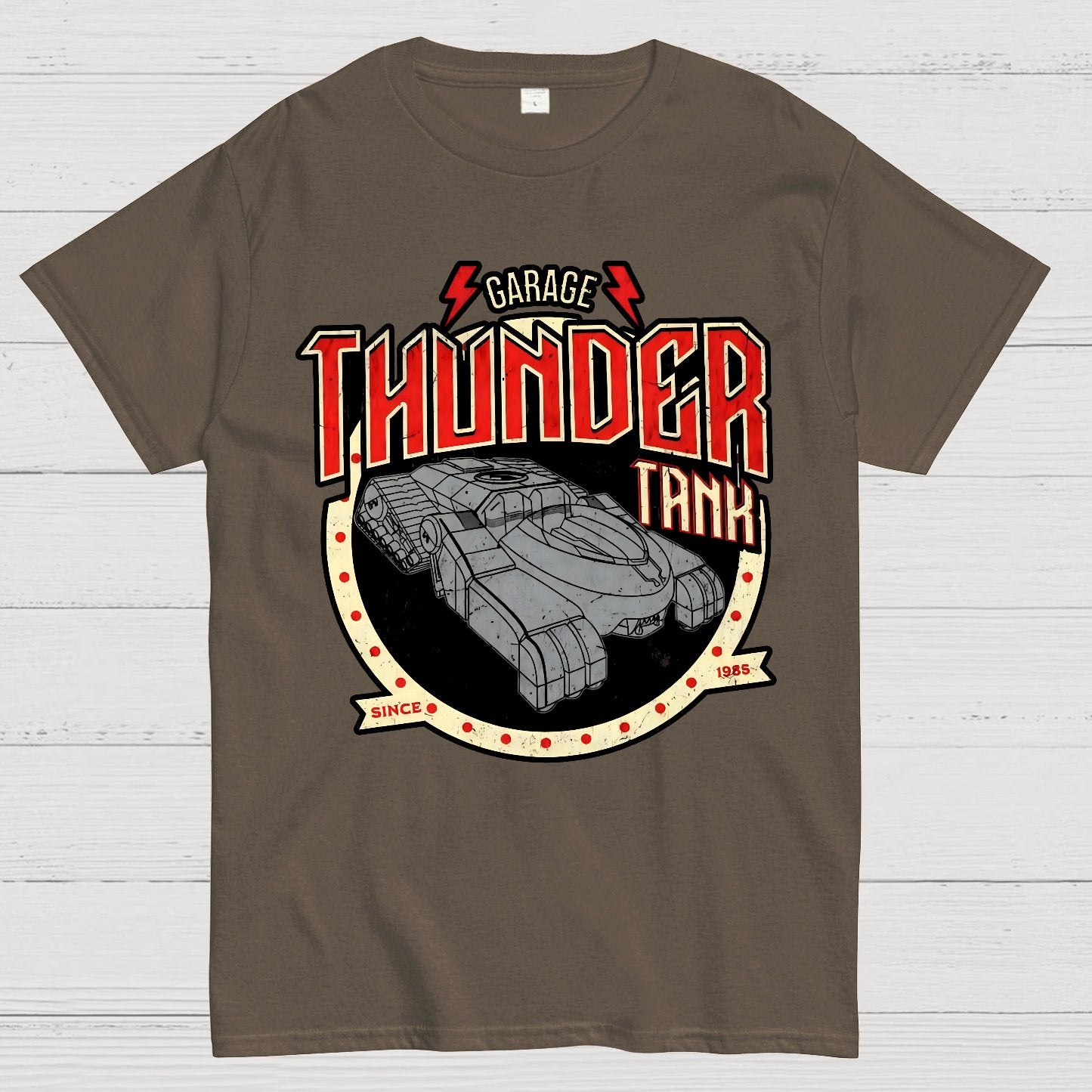 Thunder Tank Garage Buy Now Geek T-Shirt