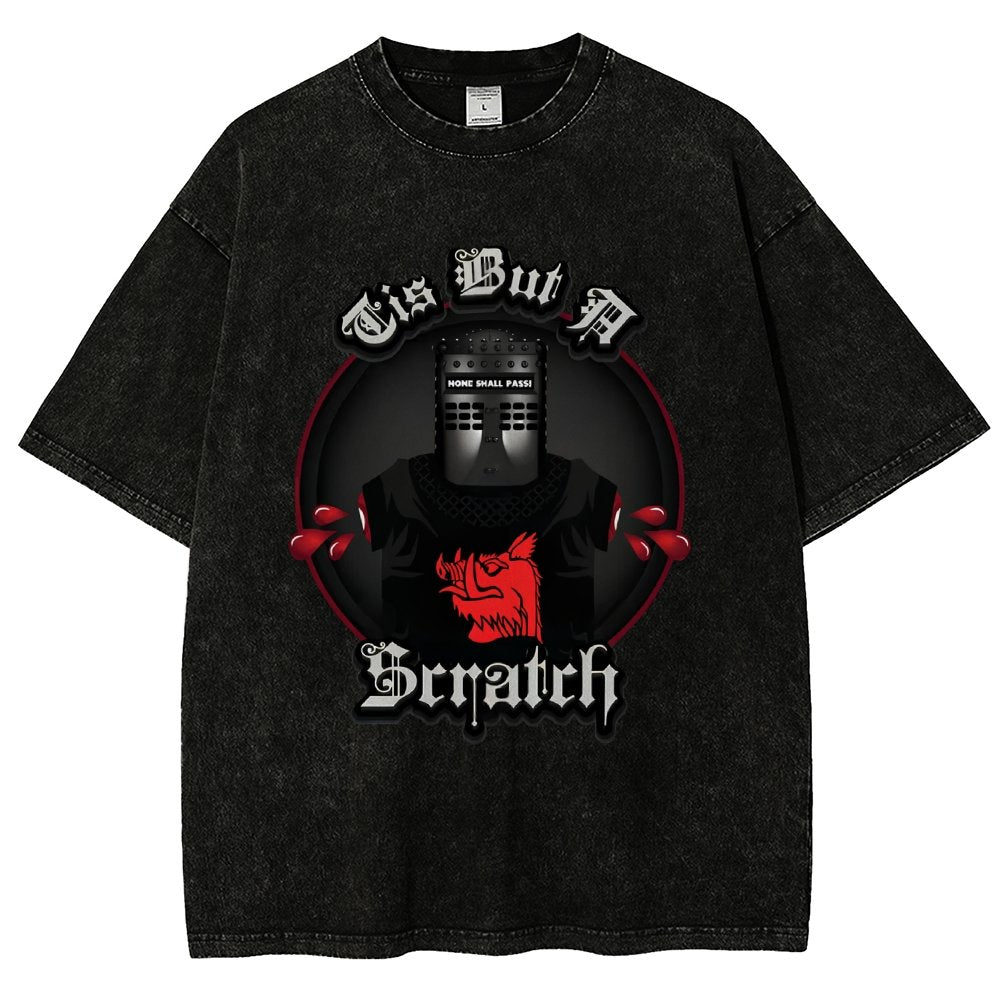 Tis But A Scratch Vintage Distressed T-shirt