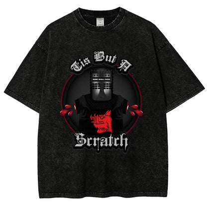 Tis But A Scratch Vintage Distressed T-shirt