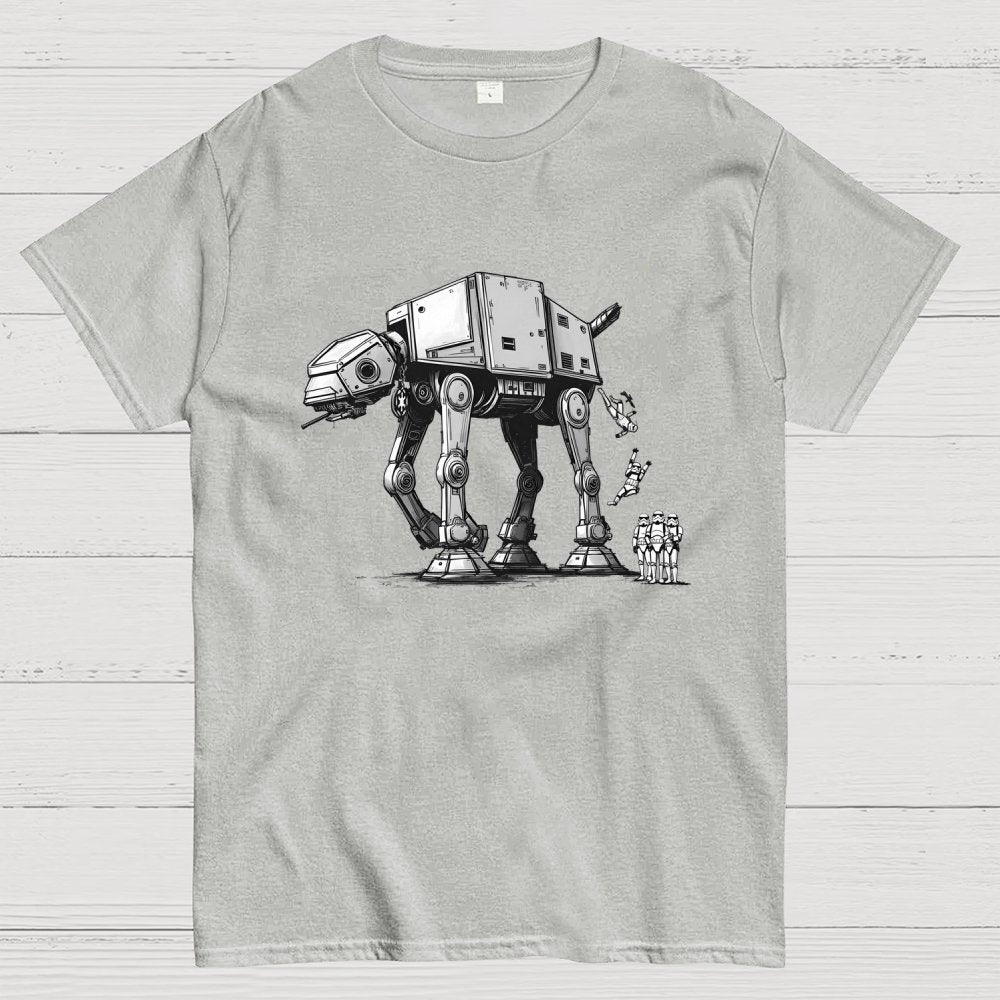 Imperial Robot Dog Poop Geek T-Shirt