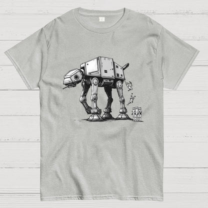 Imperial Robot Dog Poop Geek T-Shirt