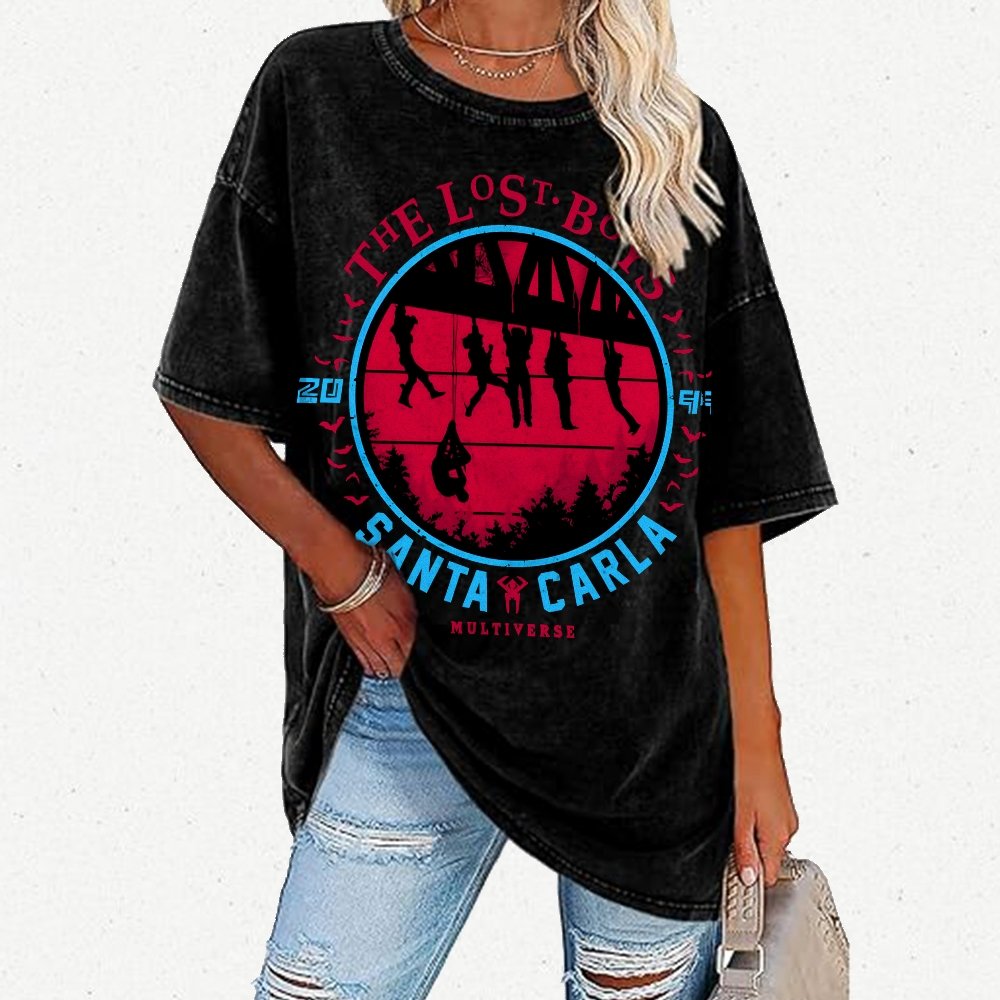Futuristic Wanderers 2099 Vintage Distressed T-shirt