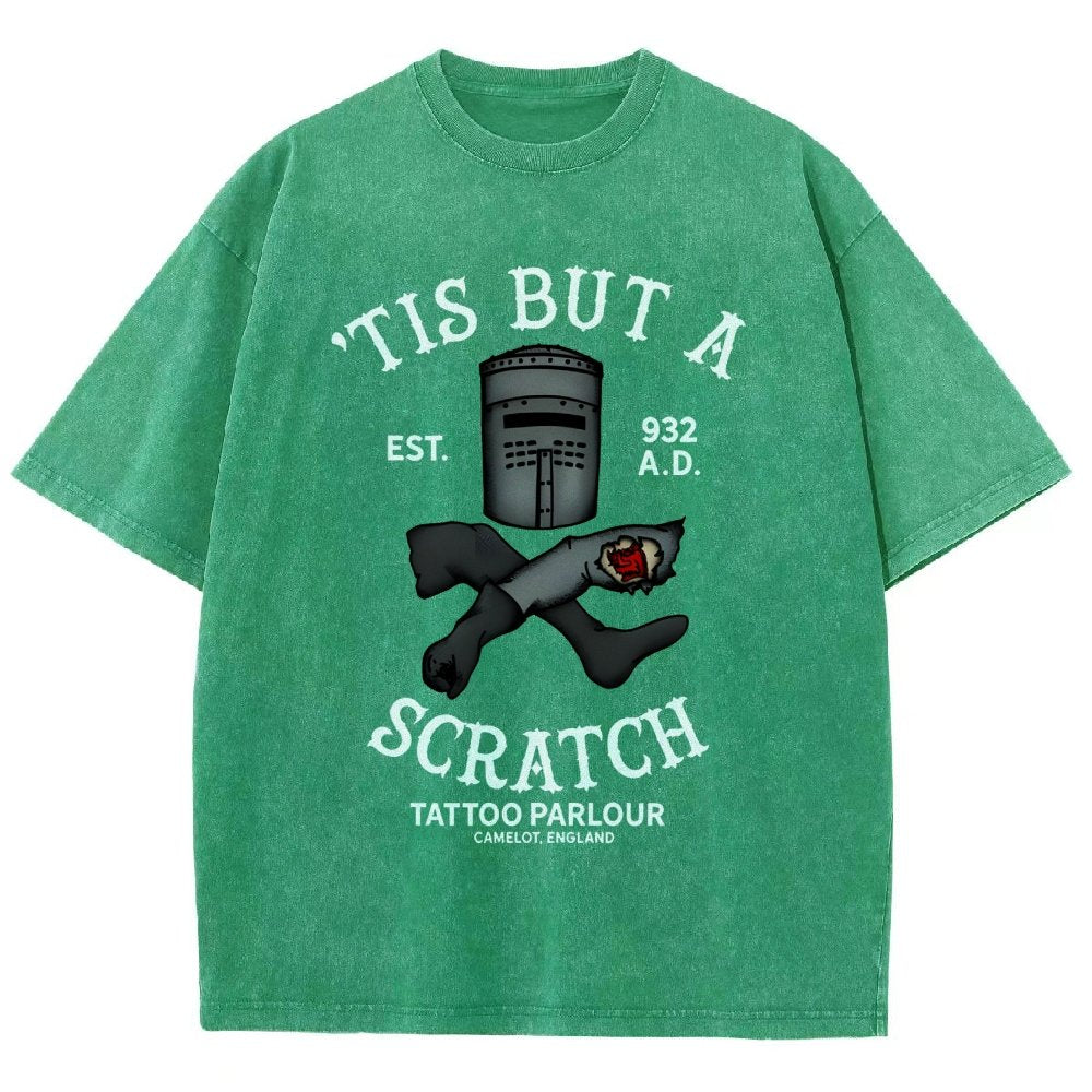 TIS BUT A SCRATCH Vintage Distressed T-shirt