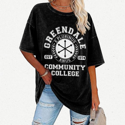 Sunnydale Community College Vintage Distressed T-shirt