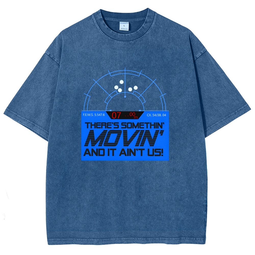 Motion Tracking - Somethin' Movin' Space Corps Vintage Distressed T-shirt