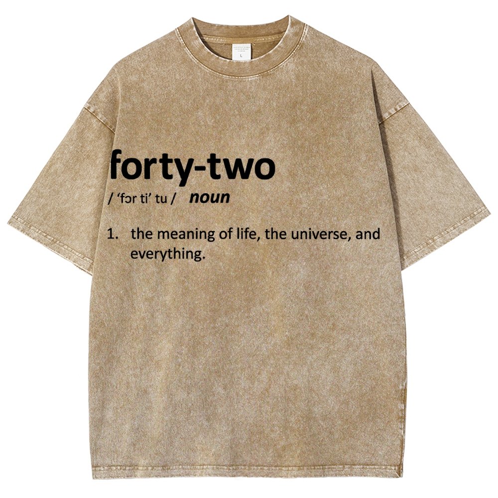 42 Definition Vintage Distressed T-shirt